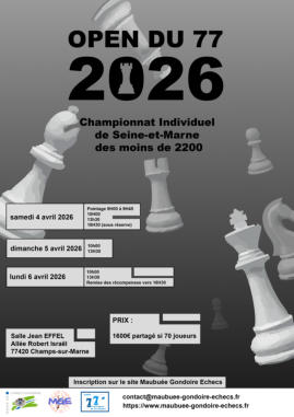 Open de Champs-sur-Marne 2026